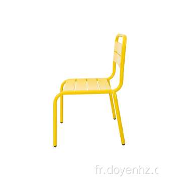 Chaise d&#39;enfants en métal pour extérieur/intérieur, balcon